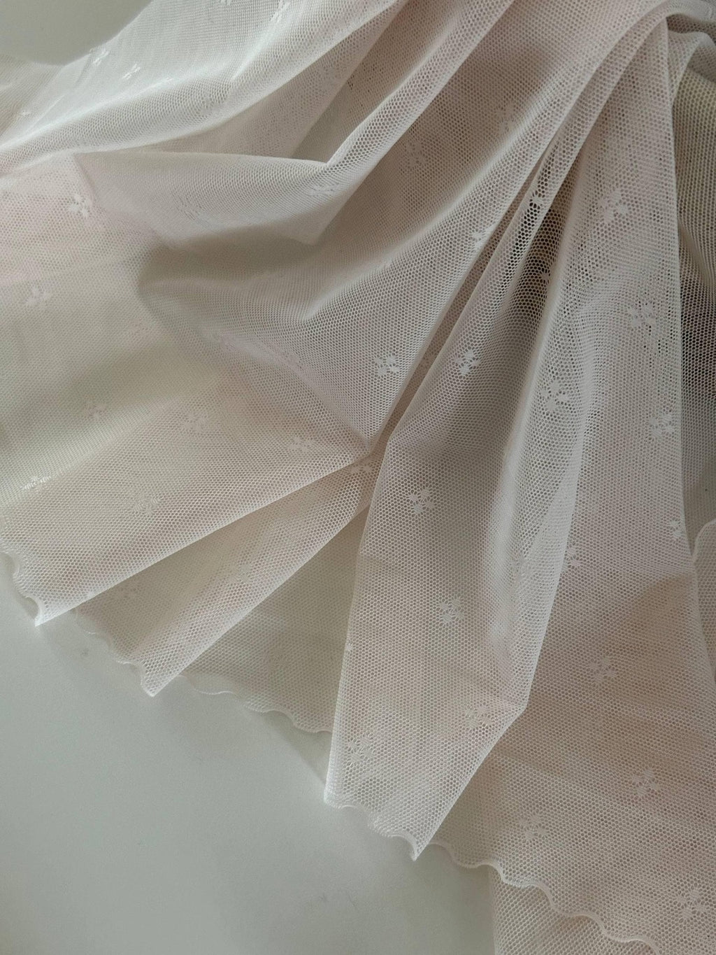 2Yds Stretch 9.5" Wide Soft Blush Pink Lace Trim, Bulk Clearance Coquette Y2K Lace, Lingerie Lace, Garment Trim, DIY Sewing,Retail Wholesale