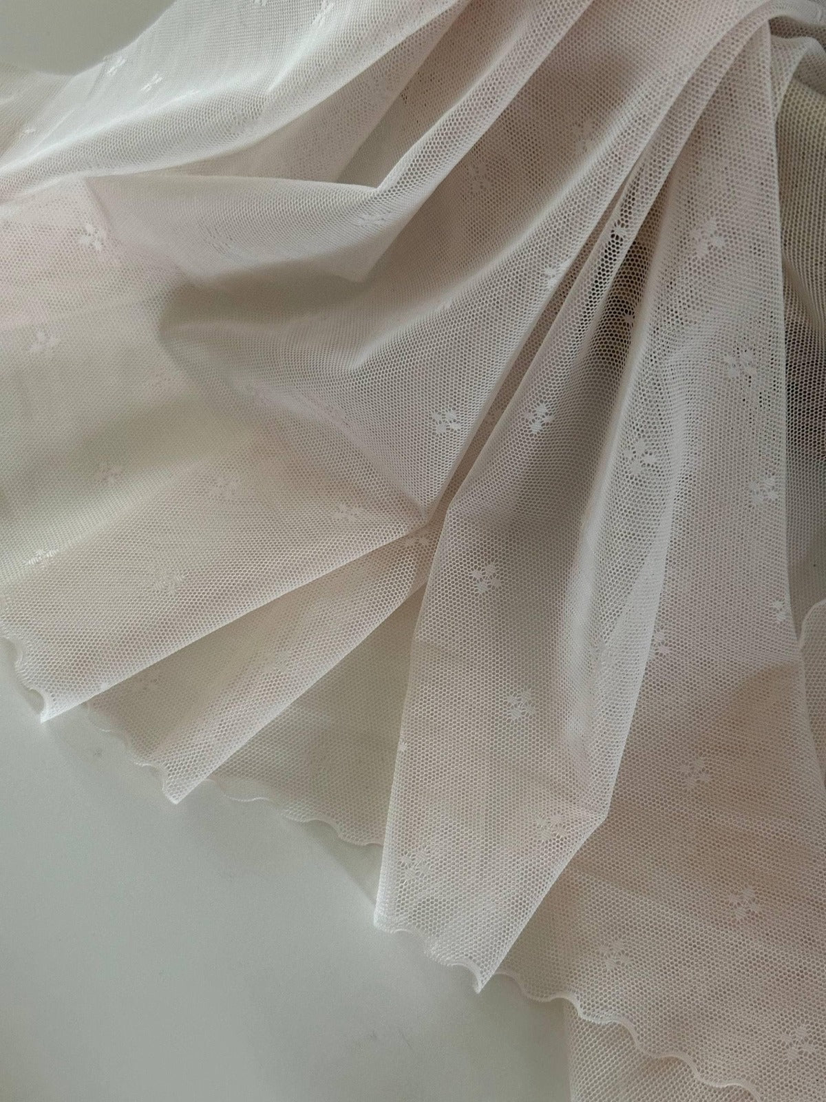 2Yds Stretch 9.5" Wide Soft Blush Pink Lace Trim, Bulk Clearance Coquette Y2K Lace, Lingerie Lace, Garment Trim, DIY Sewing,Retail Wholesale