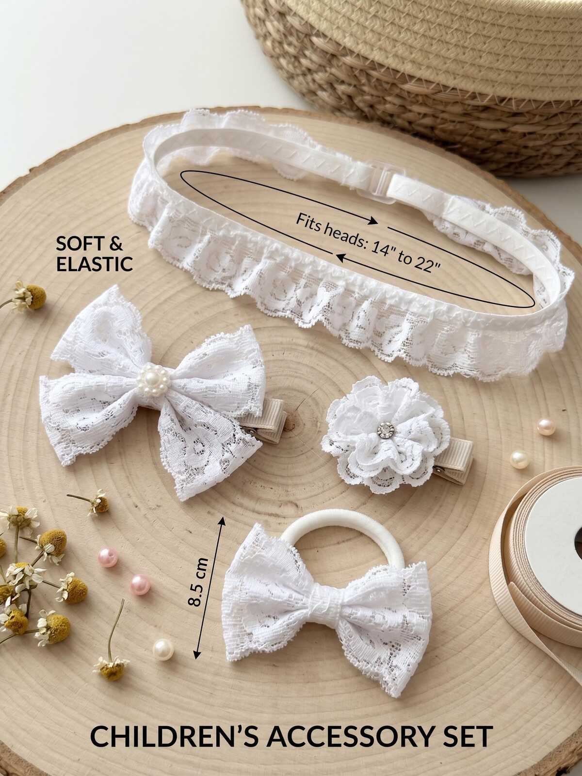 10yds White Ruffled Stretch Lace Trim, 1.3" Elastic Ribbon, Bulk Clearance Coquette Y2K Lace, Lingerie, DIY Sewing, Retail Wholesale