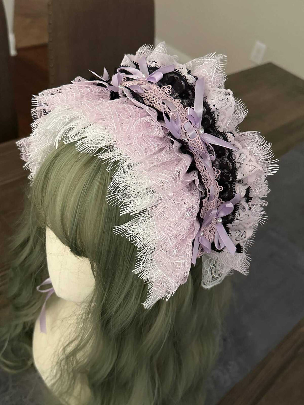 1.1" Pink Guipure Beading Lace Trim Water Soluble Embroidered Ribbon Thread Me Through Slot for Lingerie Gowns Dolls Crafts Sewing