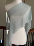 1Yd Stretch 12" Sage Seafoam Green Ultra Wide Floral Stretch Lace Wholesale
