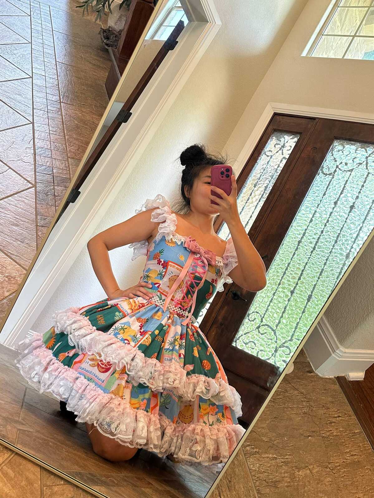 Not for Sale Gallery Display NFS Sweet Lolita Dress Handmade,  Vintage Inspired Coquette Dress, Fairy Kei Kawaii