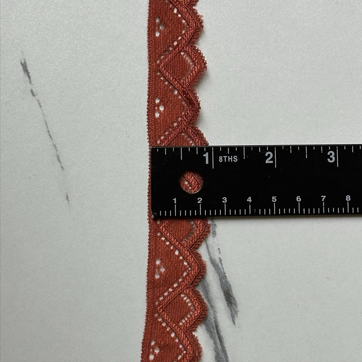 10yds Rose Cordonnet Corded Stretch Elastic Lace Trim Single Scalloped Narrow Ribbon for Lingerie Underwear Crafts Sewing, 1"