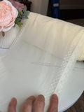 Ivory Seamless Mesh Lace Trim, 9" Lingerie Stretch, Bulk Clearance Coquette Y2K Lace, Underwear Trim, DIY Sewing, Retail Wholesale