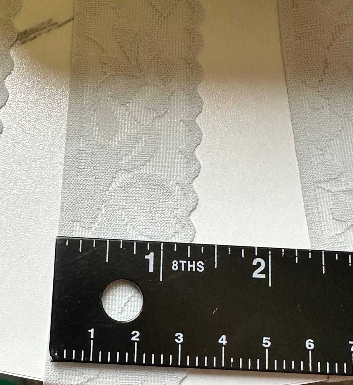 Pale Sage Green Ultra Soft High Stretch Elastic Lace Trim Invisible Seamless Scalloped Edge Underwear Ribbon for Lingerie Crafts, 1.25"