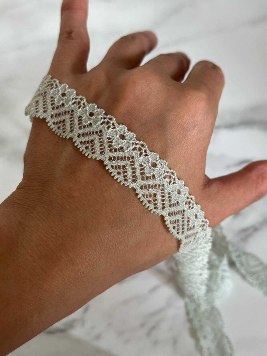 10yds Sage Green Stretch Lace Trim Mint Elastic Scalloped Picot Edge Lace Trim for Lingerie Underwear Garment Sewing by the Yard 0.7"