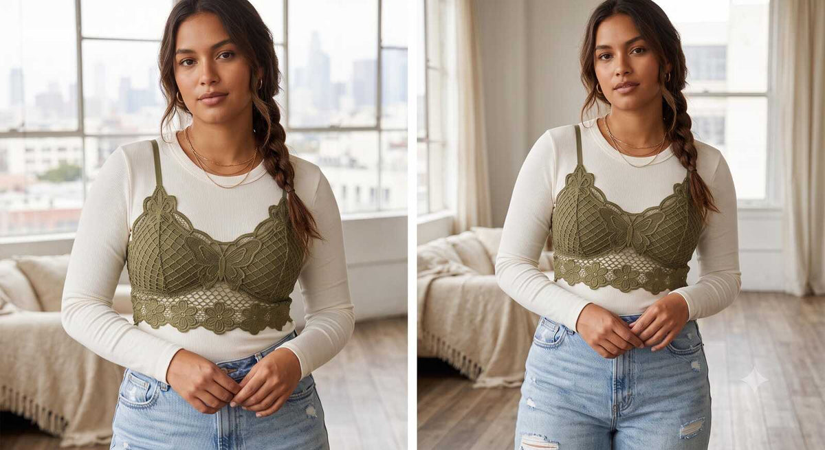 Muted Sage Green Guipure Water Soluble Lace Bodice Applique Motif Butterfly Floral Embroidered Front Panel for Camisole Blouse Sewing, 18"
