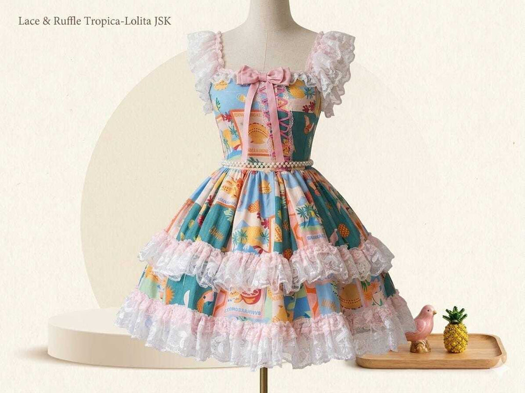 Not for Sale Gallery Display NFS Sweet Lolita Dress Handmade,  Vintage Inspired Coquette Dress, Fairy Kei Kawaii