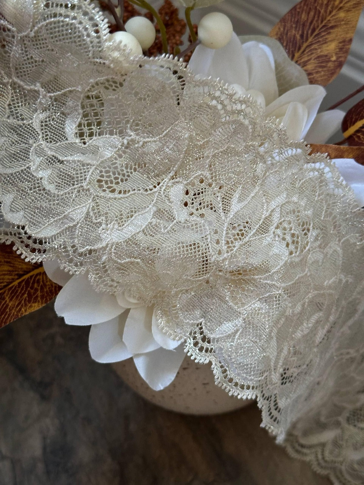 3yds Gold Metallic Floral Stretch Lace Trim, 3.5" Shimmer Ribbon, Bulk Clearance Coquette Y2K Lace, Lingerie, DIY Sewing, Retail Wholesale