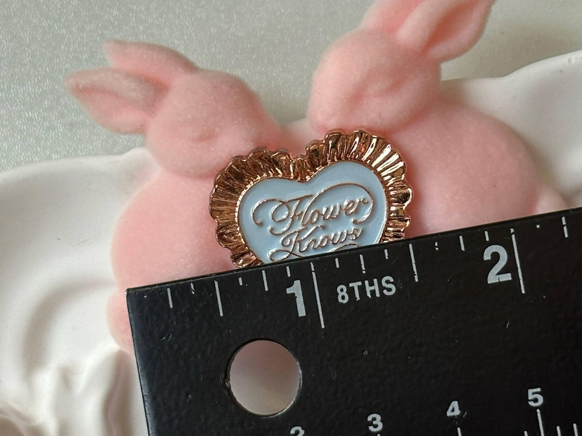 Pink Velvet Bunny Cabochon for Lolita Brooch, DIY Pen Brush Trim or Hair Clips, Bunny Makeup Mod, 2.35", Retail Wholesale Bulk