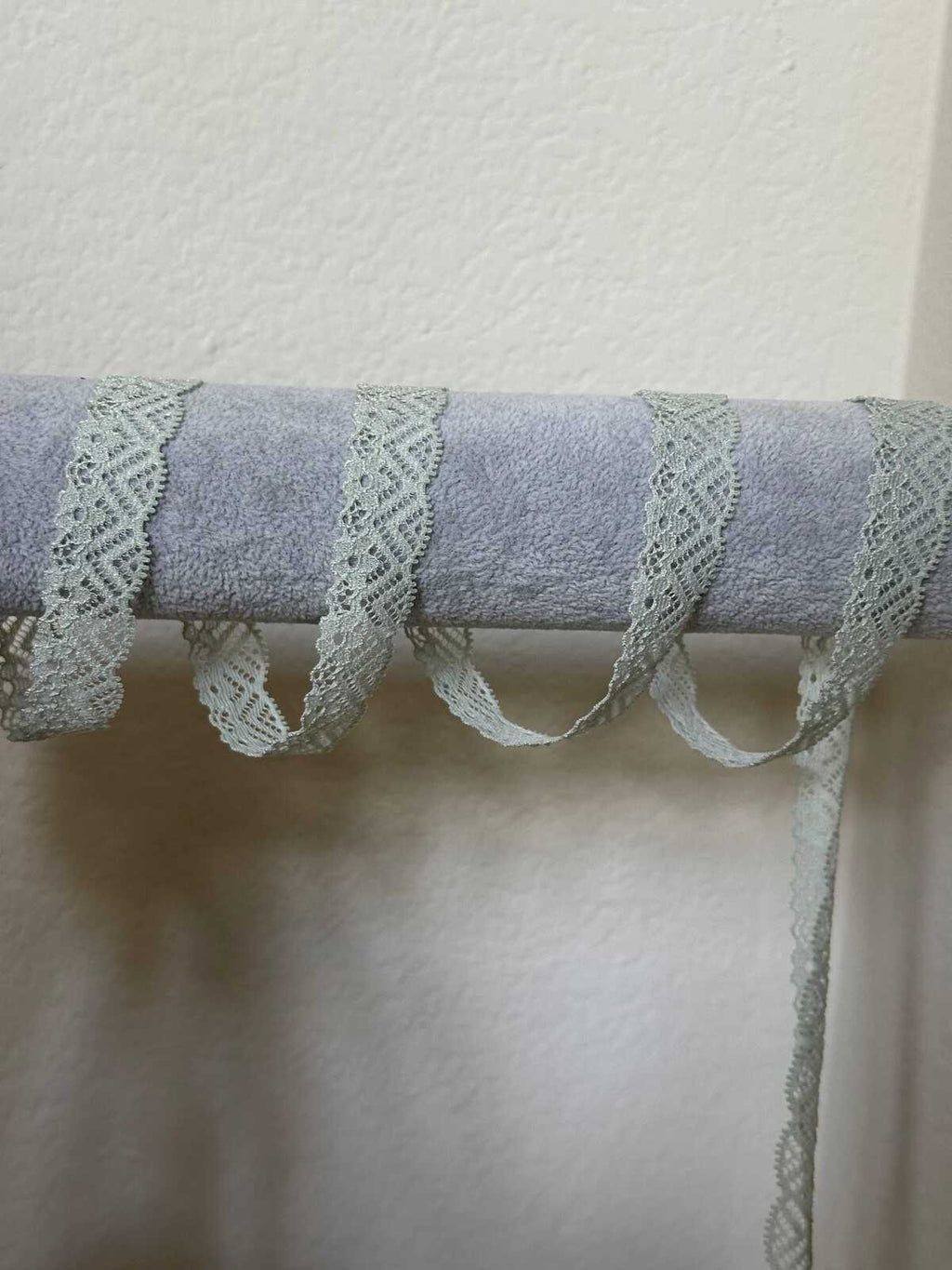 10yds Sage Green Stretch Lace Trim Mint Elastic Scalloped Picot Edge Lace Trim for Lingerie Underwear Garment Sewing by the Yard 0.7"