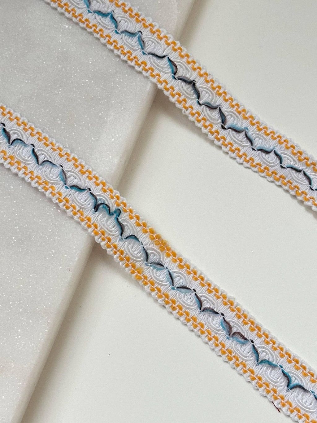 10yds Multicolor Folk Jacquard Woven Trim by Yard, Boho Braided Ribbon, Coquette Craft Supply, 0.75", Retail Wholesale Bulk  Wholesale