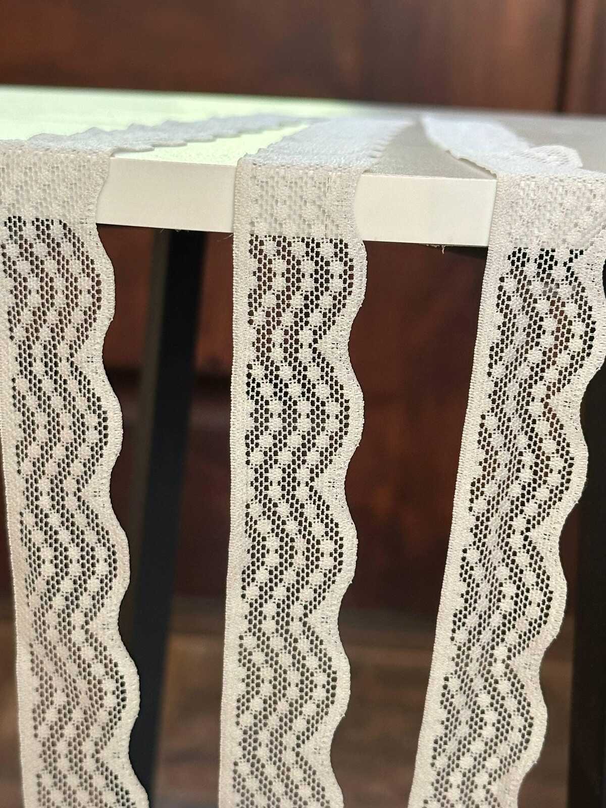 10yds  1" Very Pale Gray Stretch Elastic Lace Trim Dainty Scalloped Edge Swiss Dot Ribbon for Lingerie Underwear  Wholesale Crafts Sewing