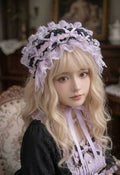 NOT FOR SALE - Display Only] Handmade Lace Headband / Craft Showcase