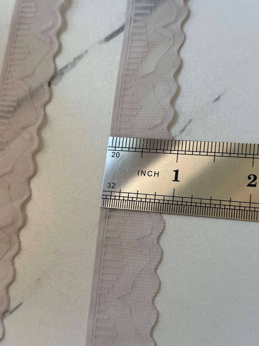 10yds Grey Blue Seamless Mesh Lace Trim, 0.9" Lingerie Stretch, Bulk Clearance Coquette Y2K Lace, Underwear Trim, Sewing, Retail Wholesale
